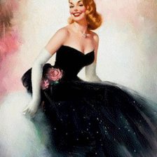 Схема вышивки «красоточка»