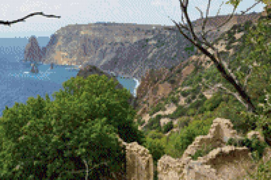 Фиолент - горы, море, крым - предпросмотр