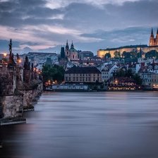 Схема вышивки «Вечерняя Прага»