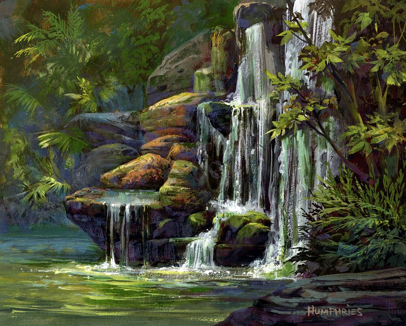 водопад - оригинал