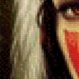Предпросмотр схемы вышивки «девушка и волк» (№527717)