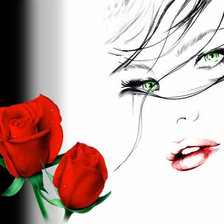 Схема вышивки «donna 1»