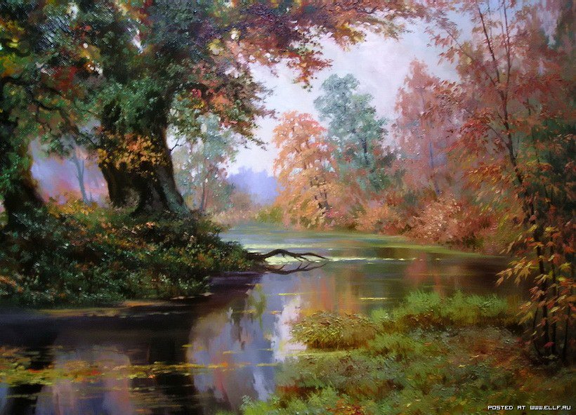 пейзаж - пейзаж природа река - оригинал