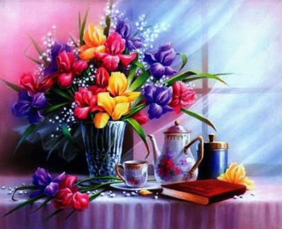 букет ирисы - оригинал