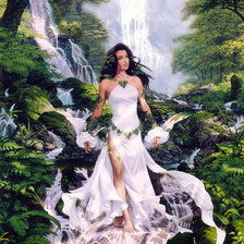 Схема вышивки «богиня воды 2»