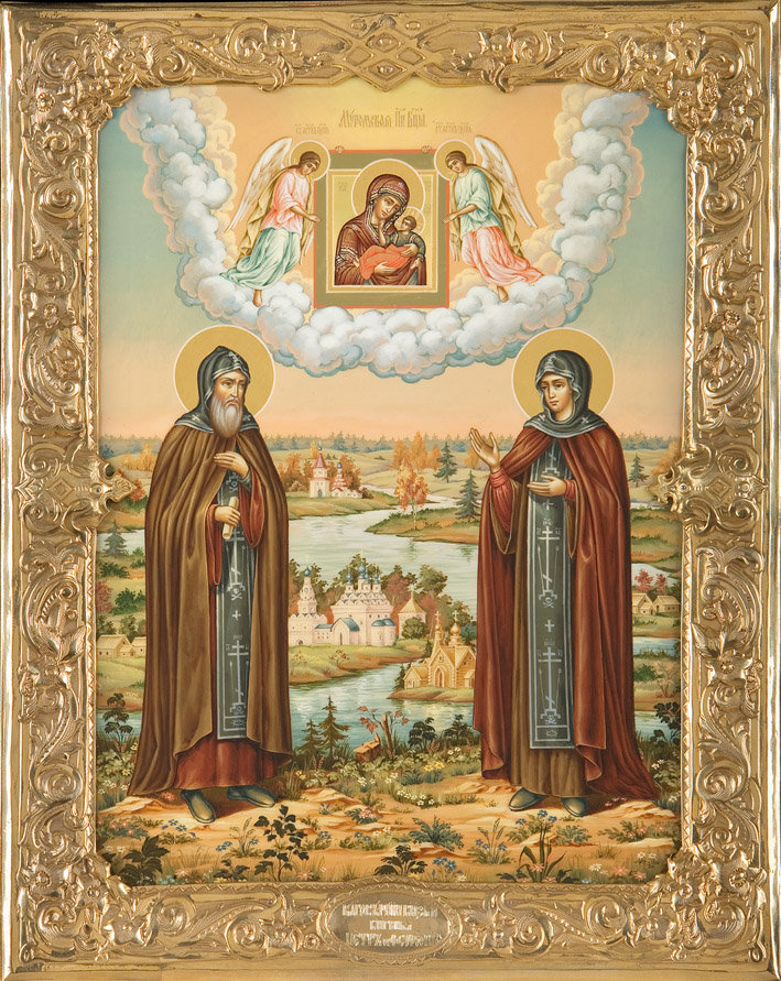 Петр и Феврония - икона феврония петр - оригинал