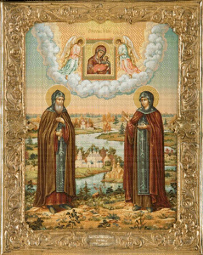 Петр и Феврония - икона феврония петр - предпросмотр