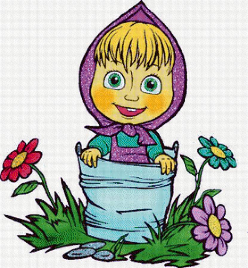 Маша - цветы, девочка, детское, маша - предпросмотр