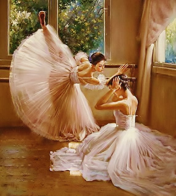 две балерины - оригинал