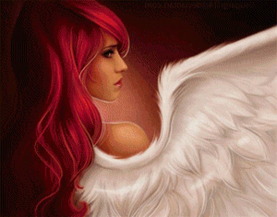 Взмах крыла - ангел, красавица, девушка, рилигия, фэнтези - предпросмотр