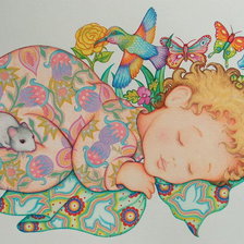 Схема вышивки «Ангелок»