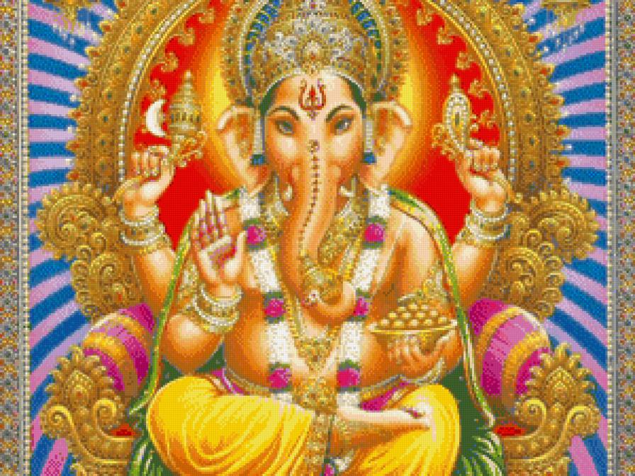 Lucky Ganesh - счастливый атрибут, ганеша, лорд ганеша приносящий счастье - предпросмотр