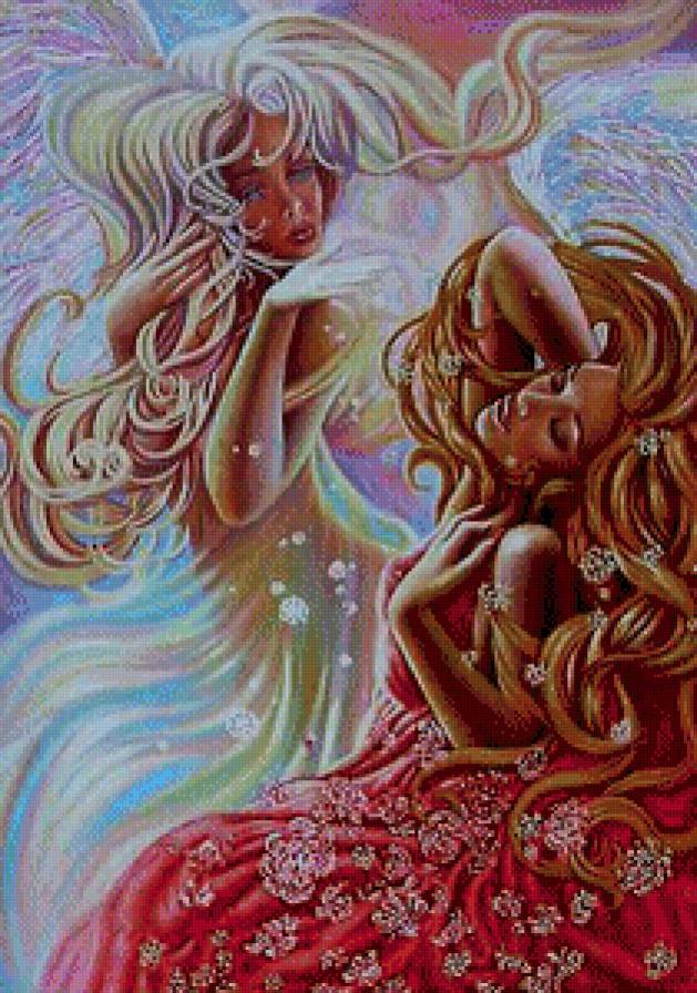 Девушка и огонь - красота, фэнтези, девушка, девушки - предпросмотр