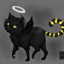 Схема вышивки «Кошка»