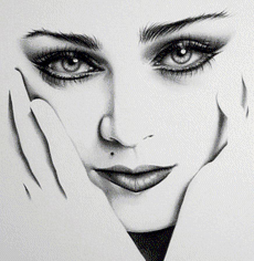 Взгляд - девушка, лицо, взгляд, глаза - предпросмотр