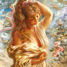 Схема вышивки «Утро»