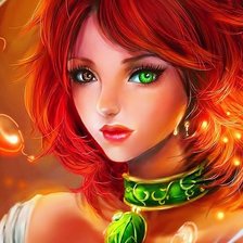 Схема вышивки «девушка»