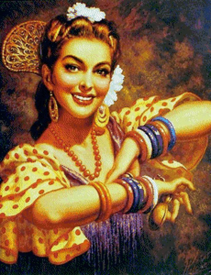 Серия "Мексика" - девушка - предпросмотр