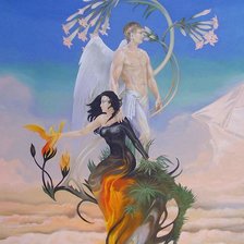 Схема вышивки «Светлое и темное»