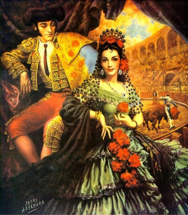 Серия "Мексика" - девушка, мужчина, пара - оригинал