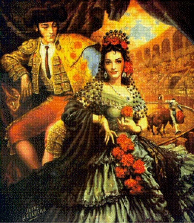 Серия "Мексика" - мужчина, девушка, пара - предпросмотр