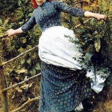 Схема вышивки «цветочница 6»