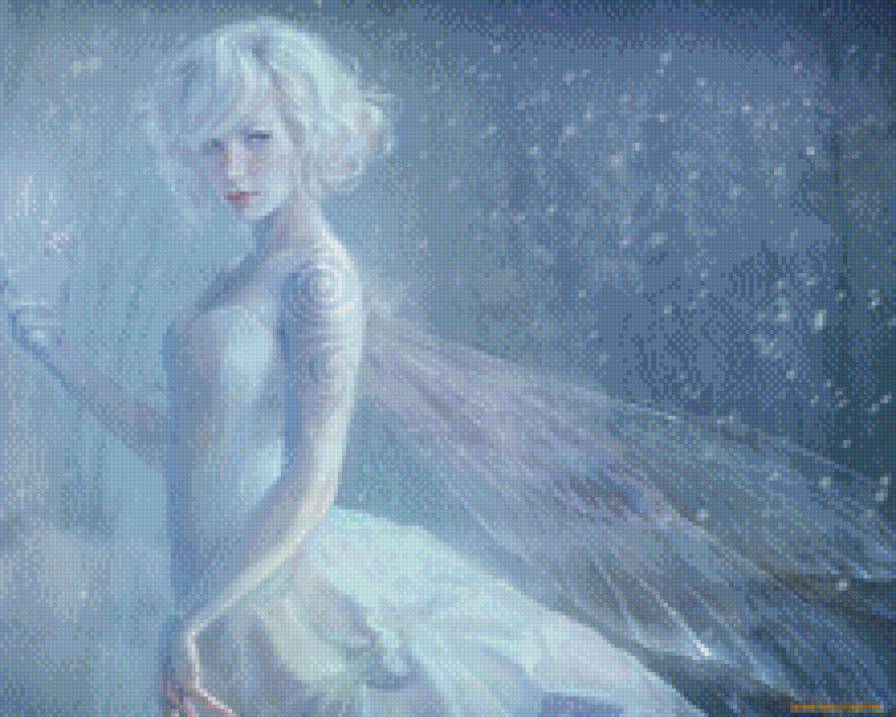 холодная сказка - девушка, фея - предпросмотр