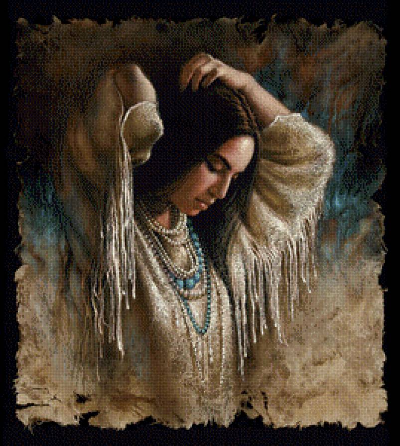 ли богл 31 женщина - живопись, красавица, девушка, картина, дева, ли богл, нежность - предпросмотр