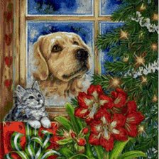 Схема вышивки «ёлка»