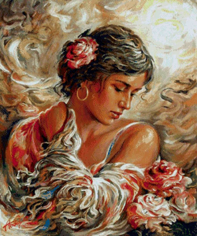 Красавица - девушка - предпросмотр