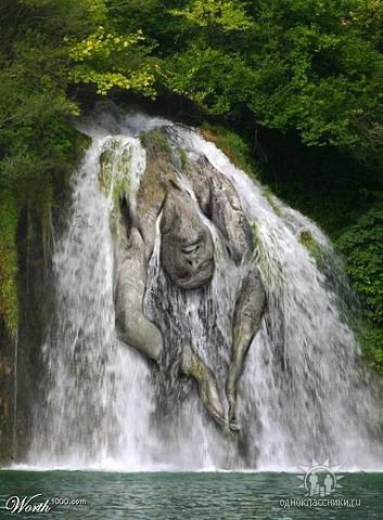 водопад - оригинал