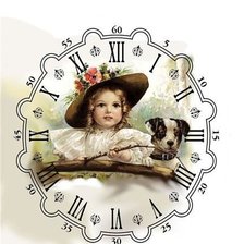 Часы с малышкой