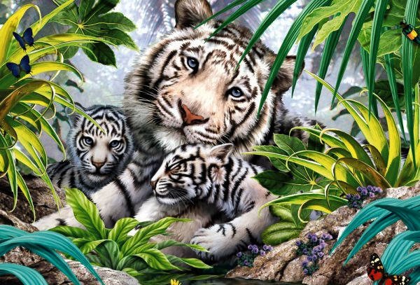 счастливое семейство - мир животных - оригинал