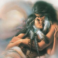 Схема вышивки «влюбленные»