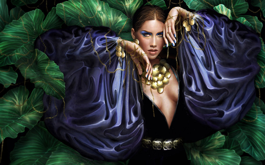 девушка - фэнтези - оригинал