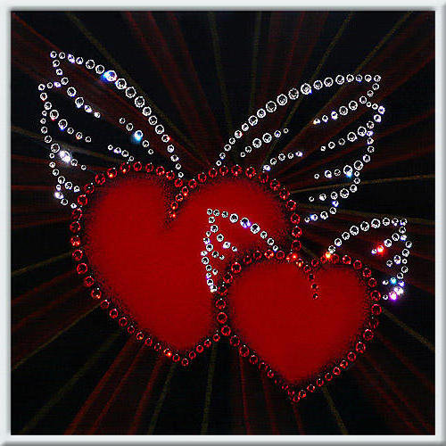 валентинка - валентинка, крылья, сердце - оригинал
