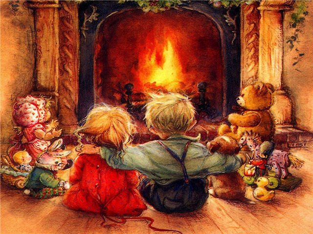 №531958 - уют, дети, очаг - оригинал