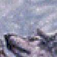 Предпросмотр схемы вышивки «волки снегопад» (№532179)