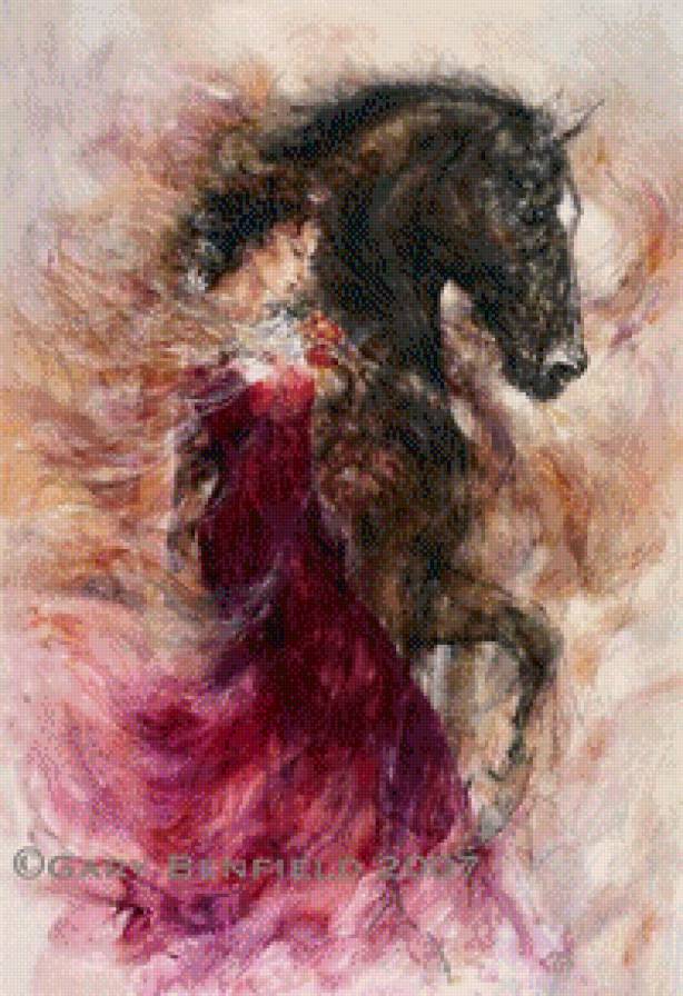 конь - девушка конь - предпросмотр