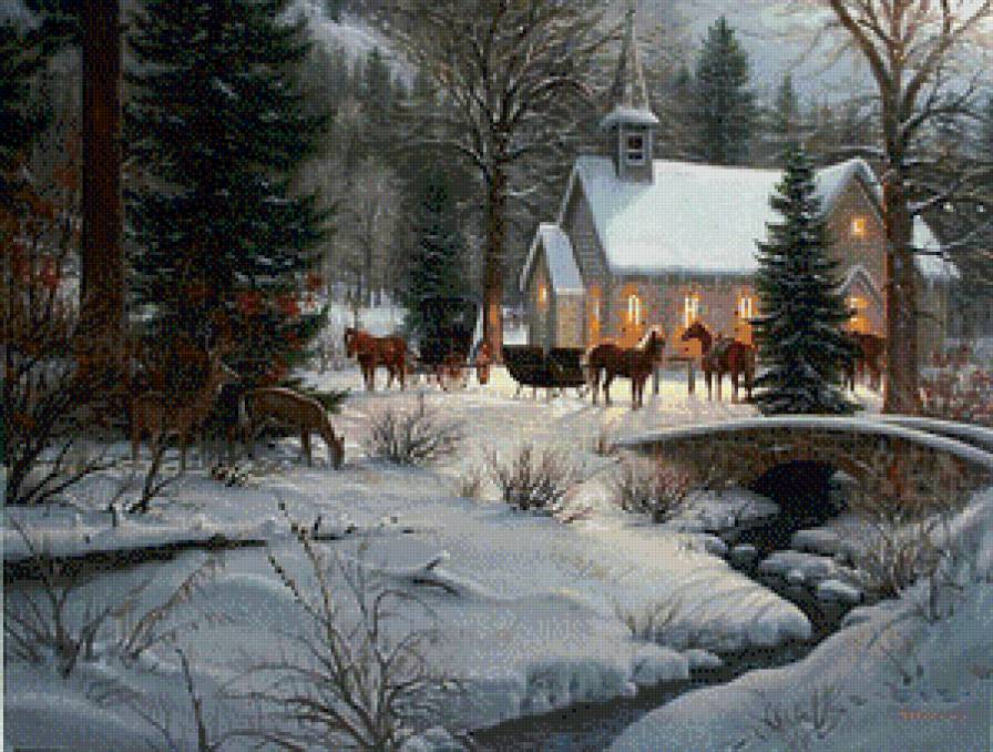 №533371 - зима, животные - предпросмотр