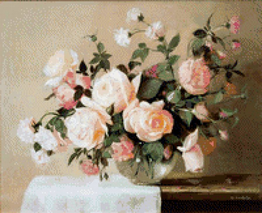 Нежный букет - цветы - предпросмотр