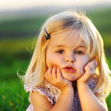 Схема вышивки «девочка»