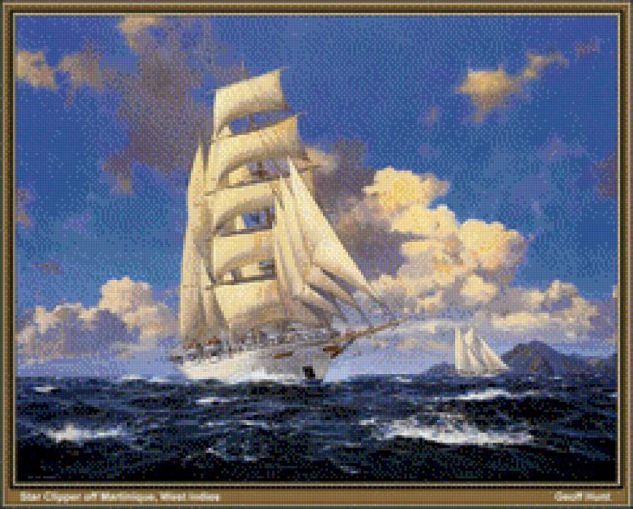 парус2 - парус, море, пейзаж - предпросмотр