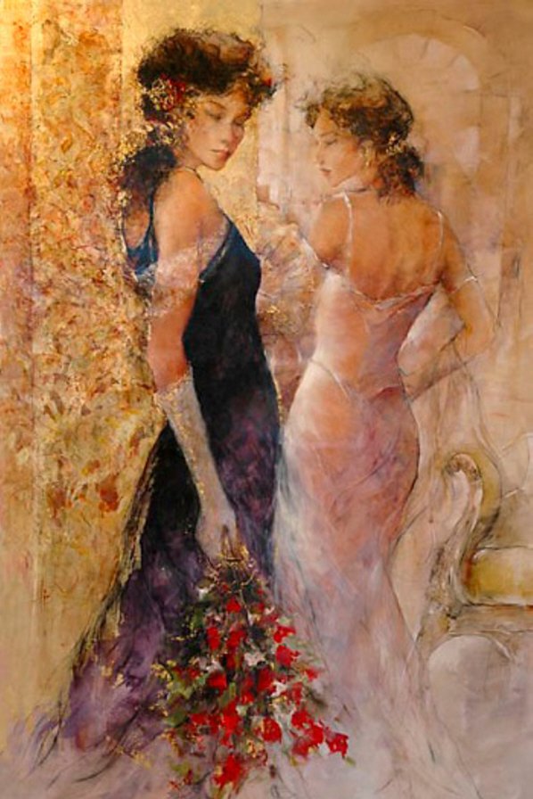 Серия "Тонкие линии" - девушки - оригинал