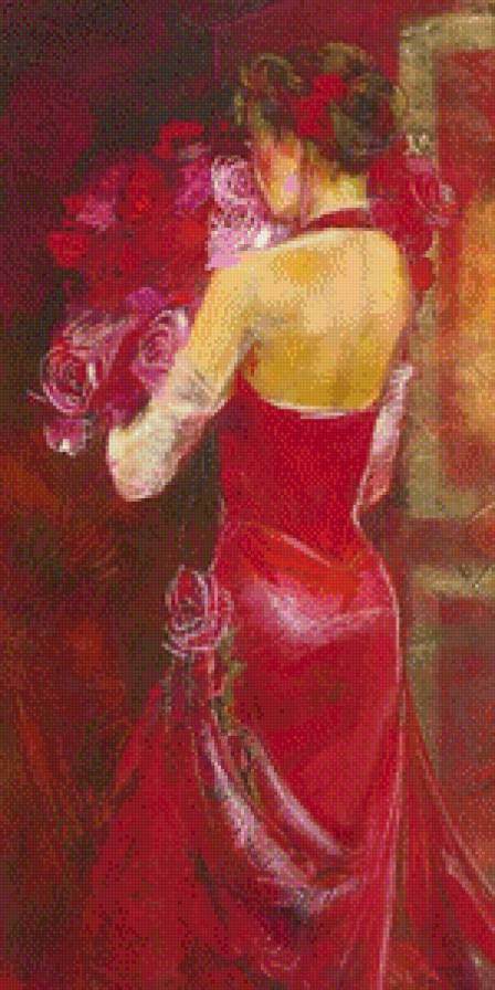 Серия "Тонкие линии" - девушка - предпросмотр