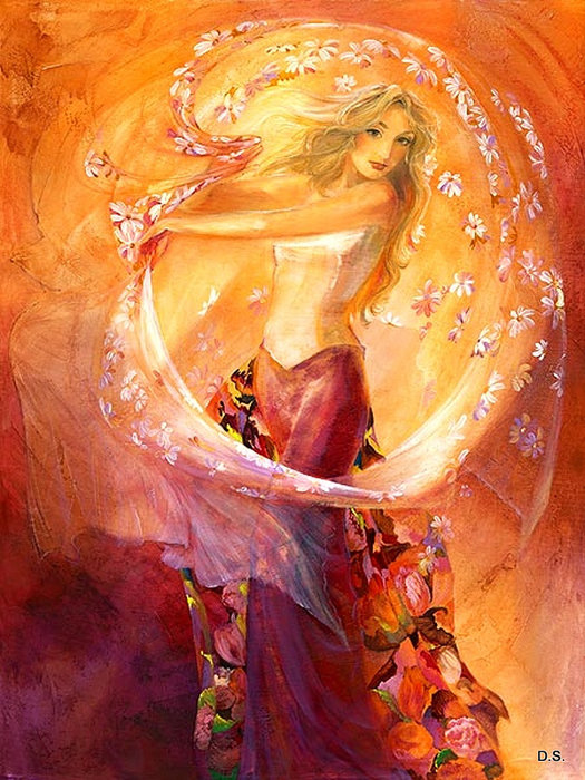 Серия "Тонкие линии" - девушка - оригинал