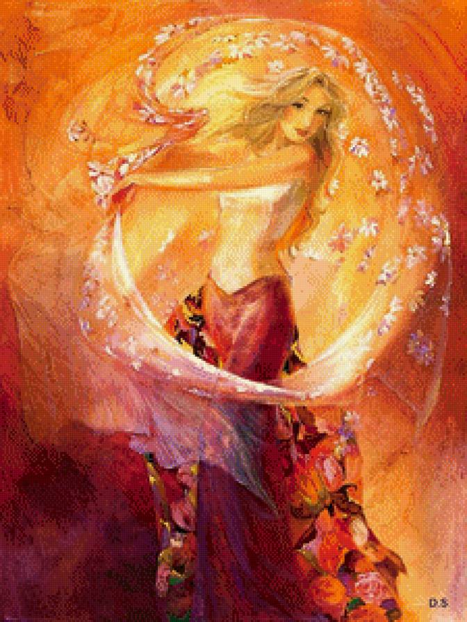 Серия "Тонкие линии" - девушка - предпросмотр