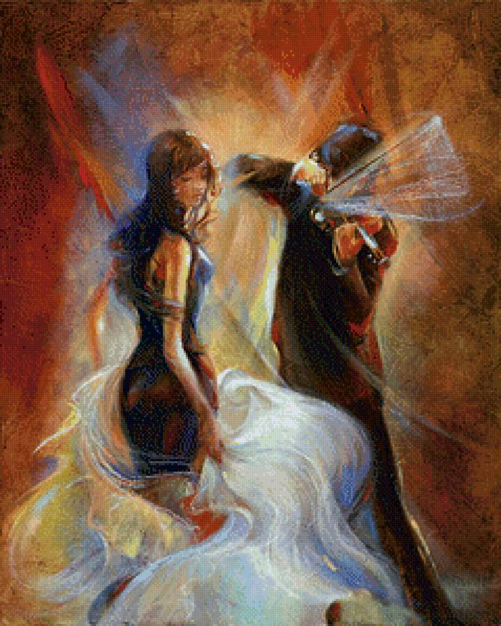 Серия "Тонкие линии" - пара, девушка, мужчина - предпросмотр