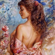 Схема вышивки «Утро»