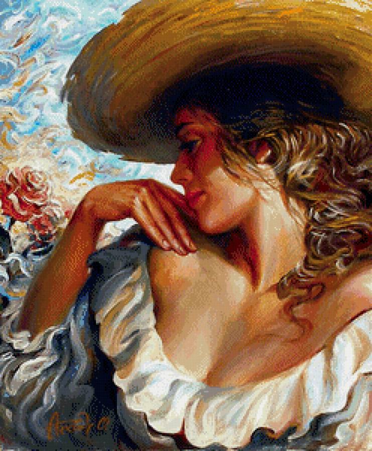 Лето - девушка - предпросмотр